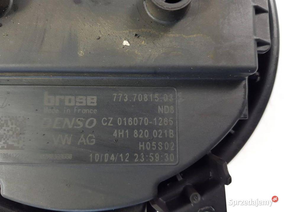 WENTYLATOR KABINOWY A7 4GA 4H1820021B Pozostałe kujawsko-pomorskie Lipno