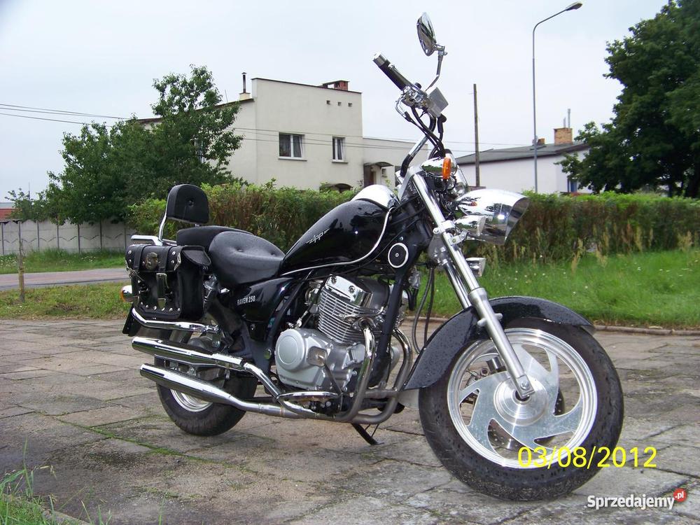 motocykl ZIPP RAVEN 250 kufry wielkopolskie Piła