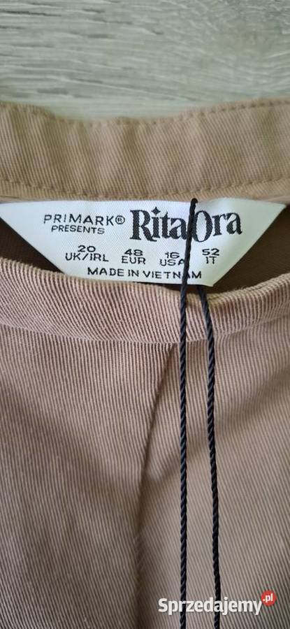 Spodnie szerokie nogawki 48 Primark brązowy/beżowy małopolskie