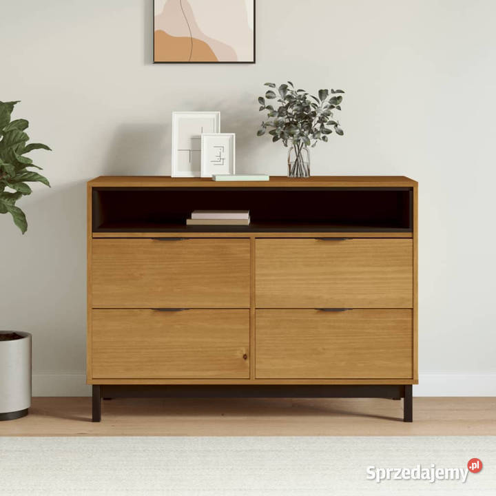Komoda FLAM 110x40x80 lite drewno sosnowe Warszawa