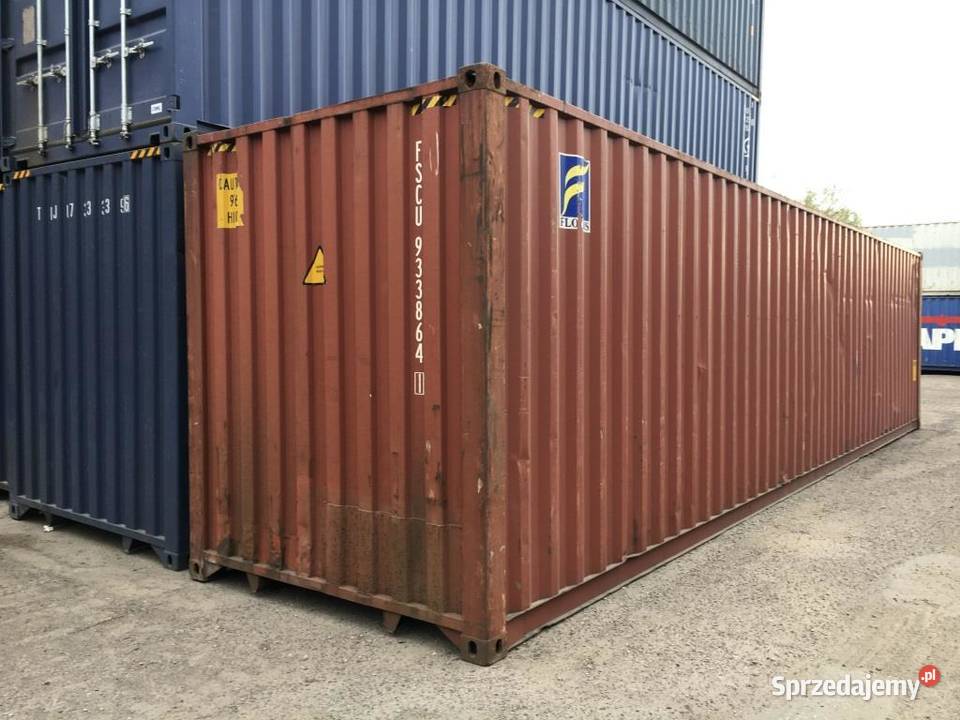 Kontenery morskie budowlane magazynowe 12 m 40