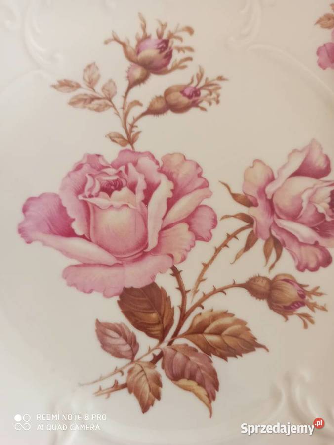 Patera z bordowymi różami Roschutzer
W kolorze