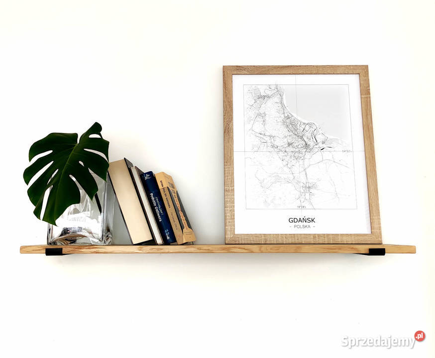 wspornik stalowy czarny do półek szer półki 20 20.2cm Dom i Ogród Lublin