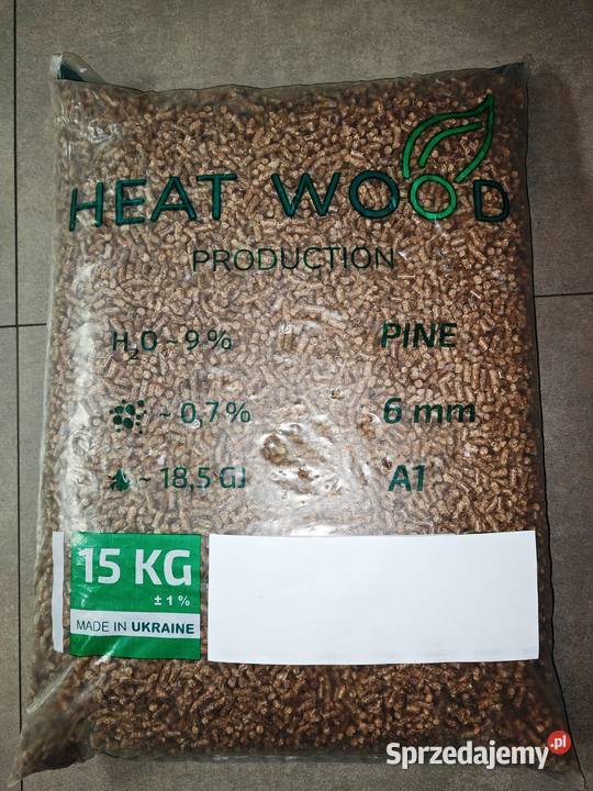 Pellet sosnowy 6mm Klasa A1 workowany Dębica sprzedam