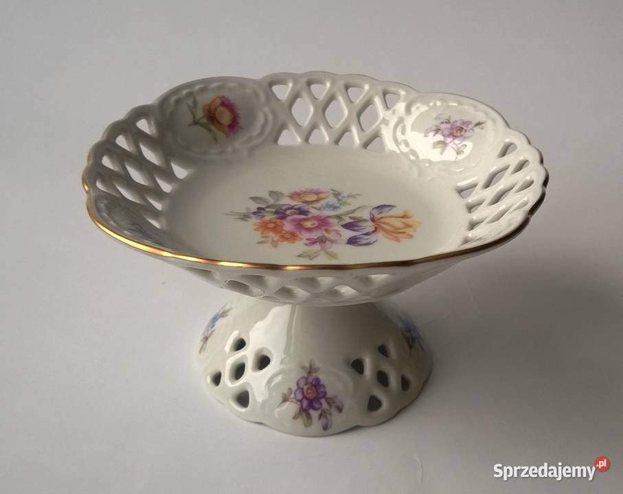 Lichte Porcelanowa Paterka na nóżce Porcelana Radom sprzedam
