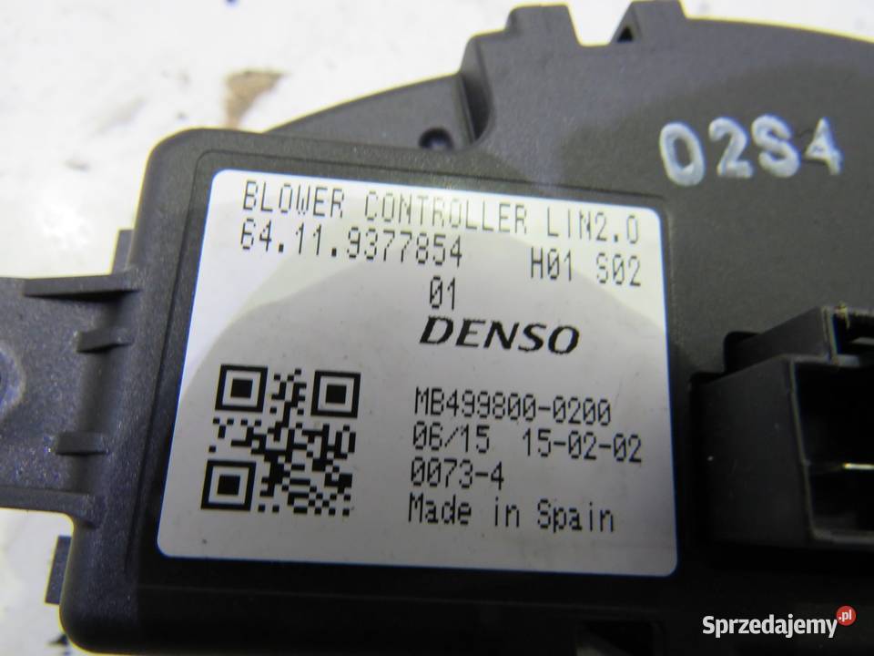 REZYSTOR OPORNICA MINI COOPER ONE F56 9377854