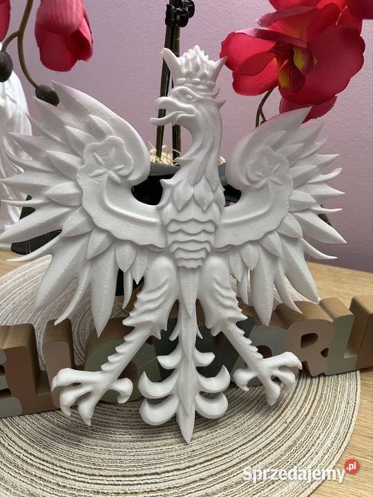 Duży Orzeł Biały 26x24 Może służyć do Godła Grajewo