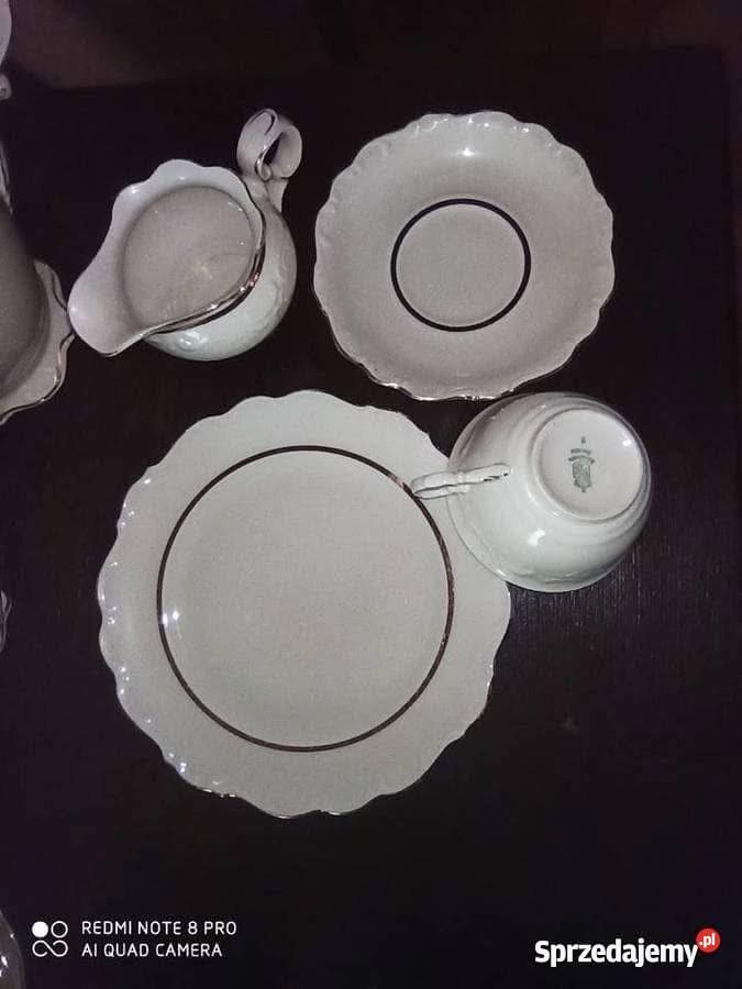 Talerzyk Schumann Bavaria Ecru Porcelana i szkło Gdańsk