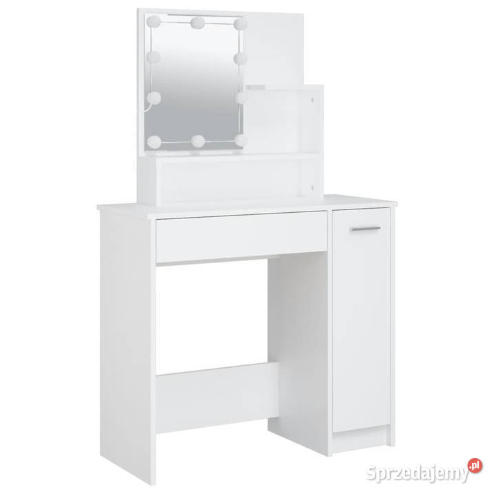 Toaletka z oświetleniem LED biała 865x35x136 Warszawa