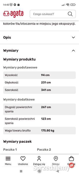 Narożnik sofa kanapa wypoczynek VALENCIA Sofy i kanapy małopolskie Grybów