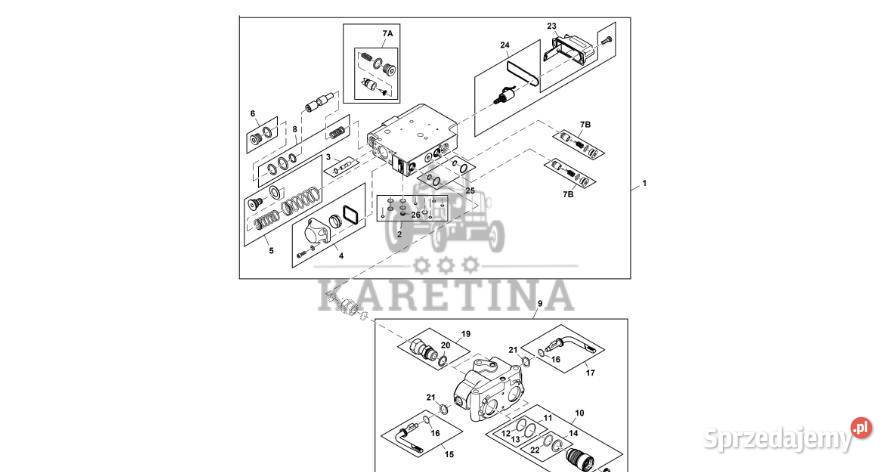 John Deere 9470RX Elektr moduł sterowania Pozostałe
