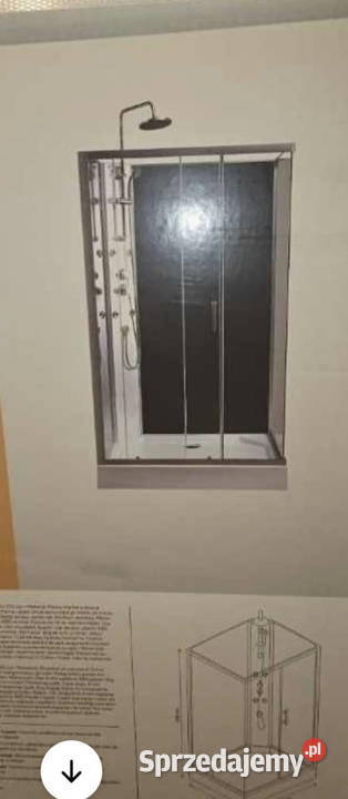 Kabina prysznicowa bez brodzika Onega 80 x 120 Zielona Góra