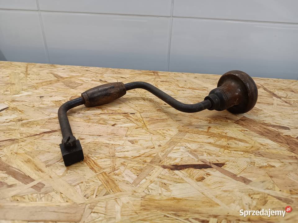 Ręczna wiertarka zabytkowa