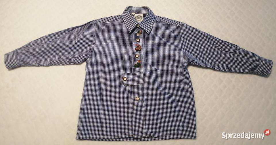 Koszula chłopięca rozpinana długi rękaw 104 Rozmiar 104 Czeladź