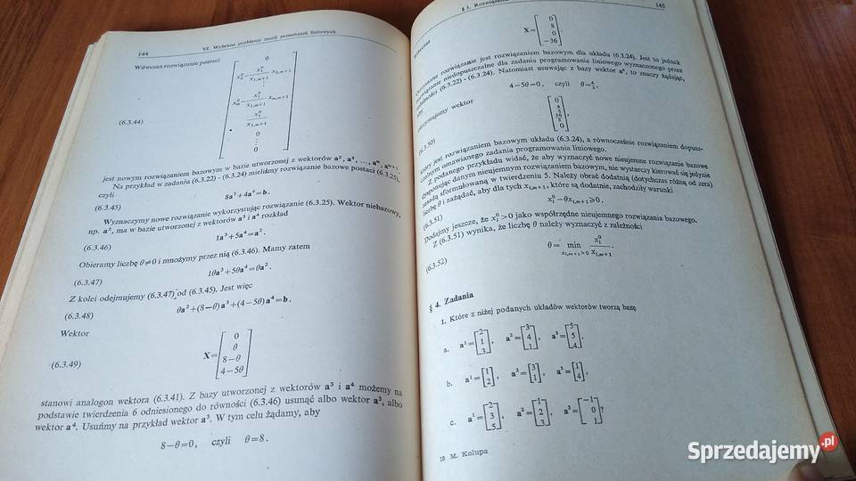Elementarny wykład algebry liniowej ekonomistów matematyka, statystyka Gdańsk
