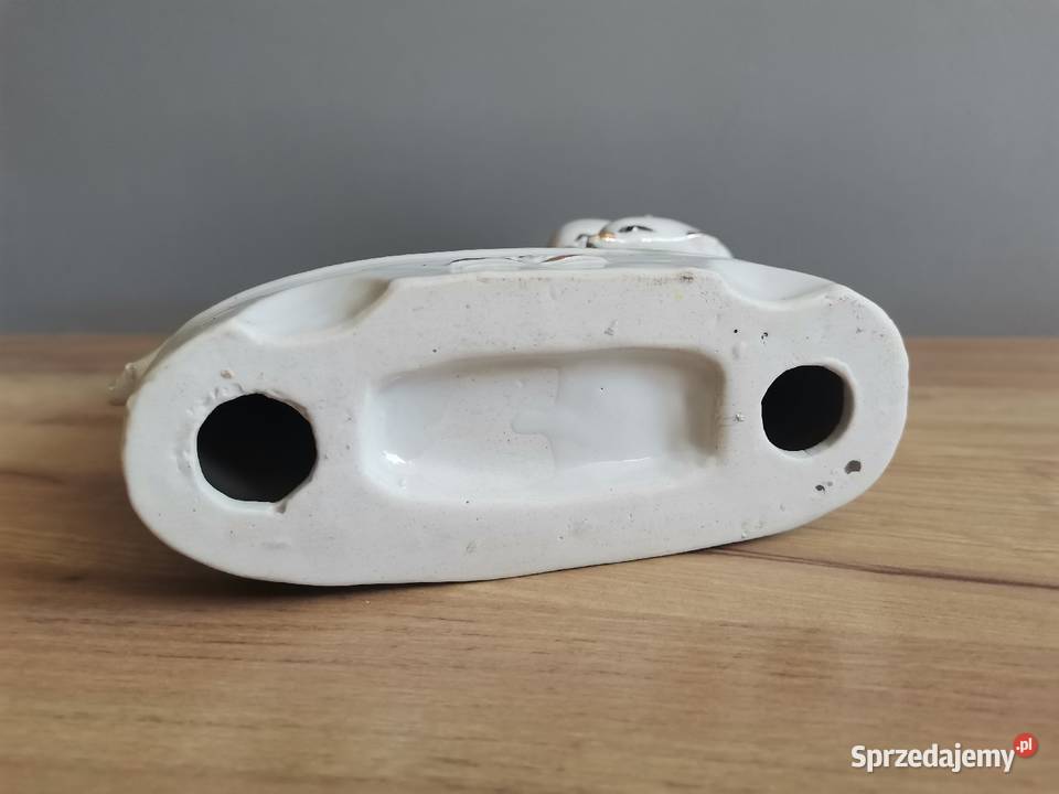 Stara porcelanowa oprawka obudowa zegara Delfiny śląskie Katowice sprzedam