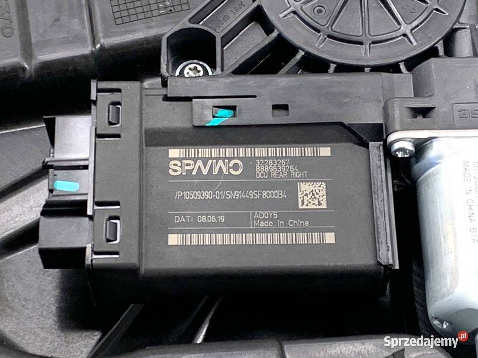 PODNOŚNIK SZYBY PRAWY TYŁ VOLVO S90 II 32283267 podkarpackie