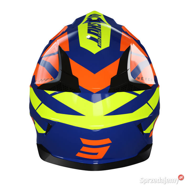 KASK SHOT CROSS ENDURO PULSE REVENGE NAVY ORANGE kaski warmińsko-mazurskie Mrągowo