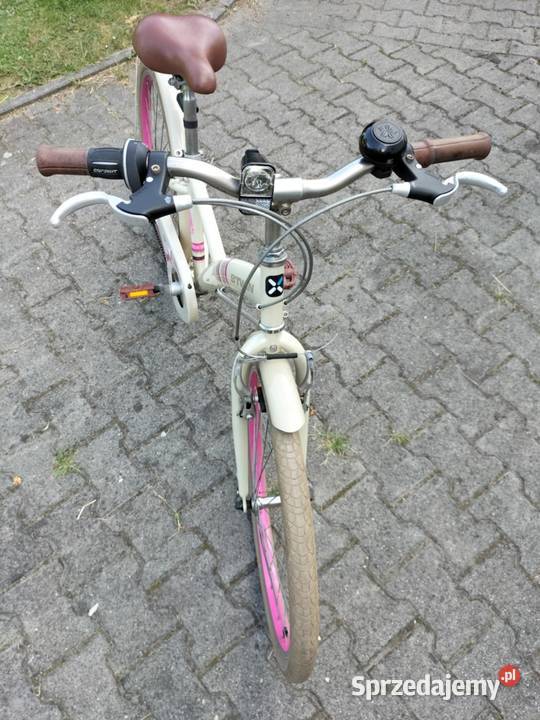 Rower dziecięcy BTWIN 24 Beżowy 100 sprawny Jaworzno