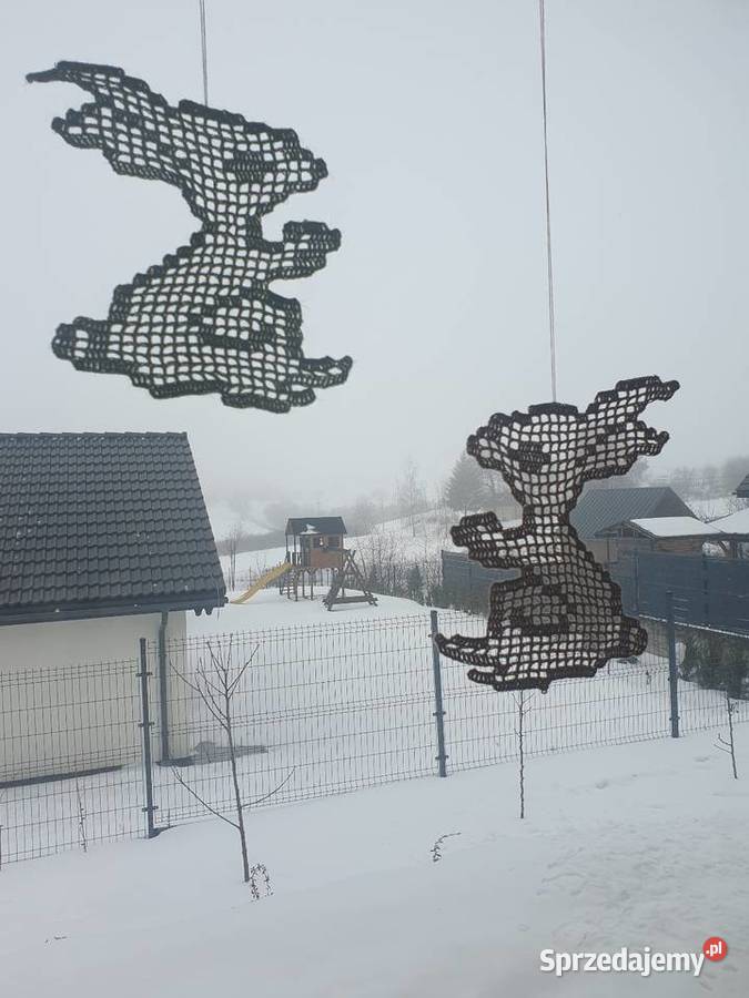 Zajączek Wielkanocny ozdoba okienna Jastków