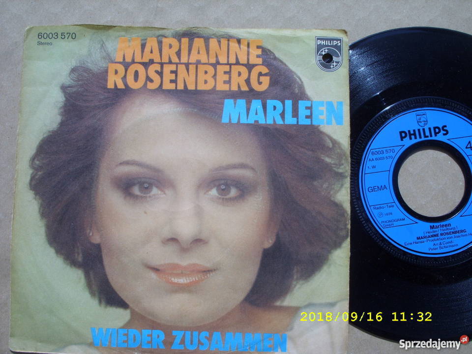 MARIANNE ROSENBERGMARLEEN Singiel winyl Wołów