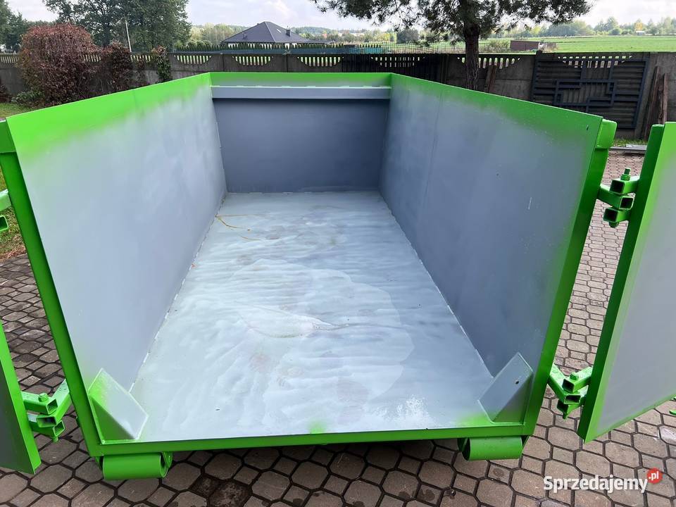 Kontener hakowy kontener na śmieci gruz złom Warszawa