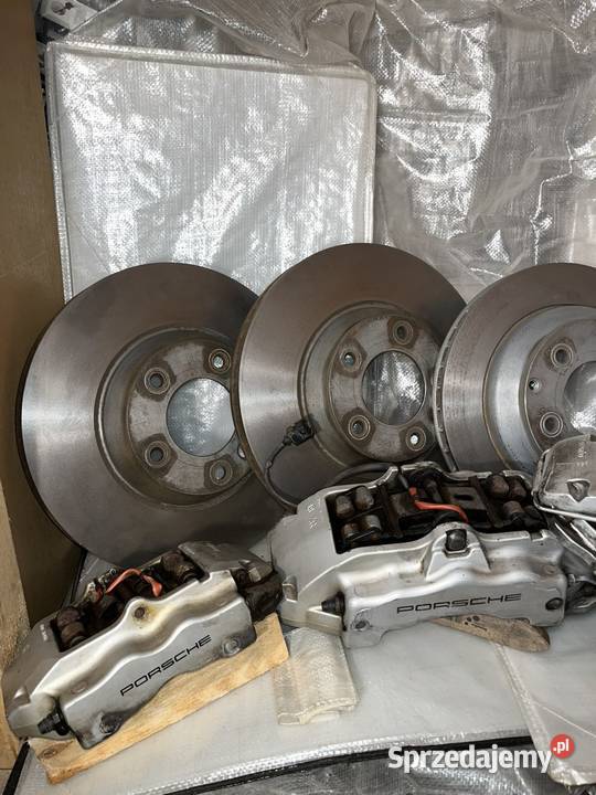 Zestaw hamulcowy Porsche tarcze plus zaciski Skawina sprzedam