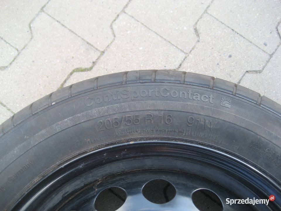 volvo v70 lift 0407r koło dojazdowe opona 16x7j wielkopolskie Rakoniewice