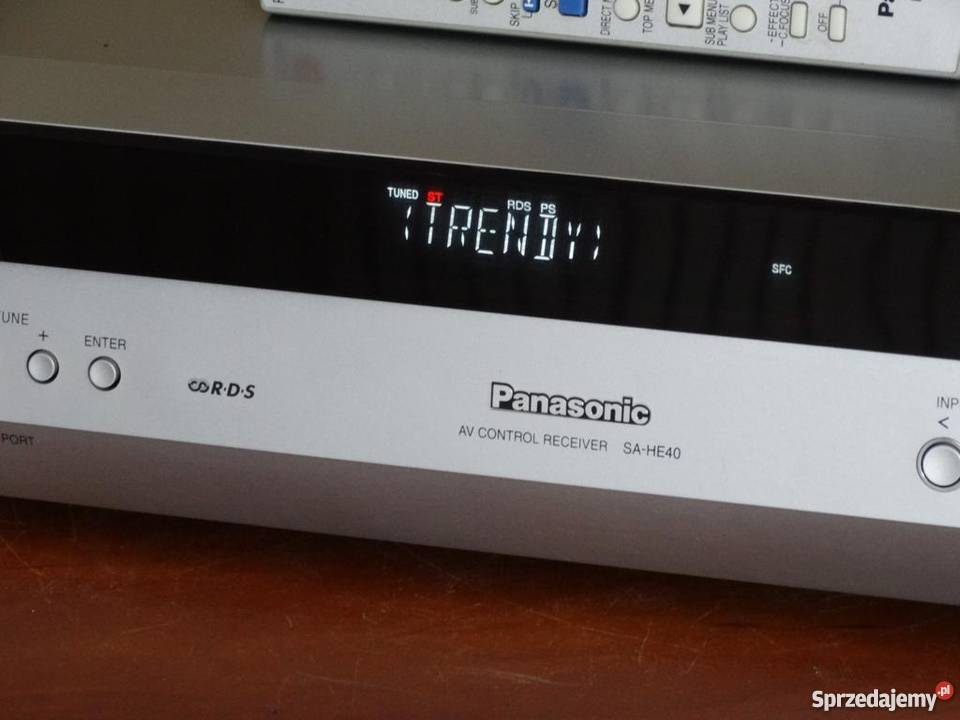 Wzmacniacz z radiem Panasonic SAEH40 pilot Jasło