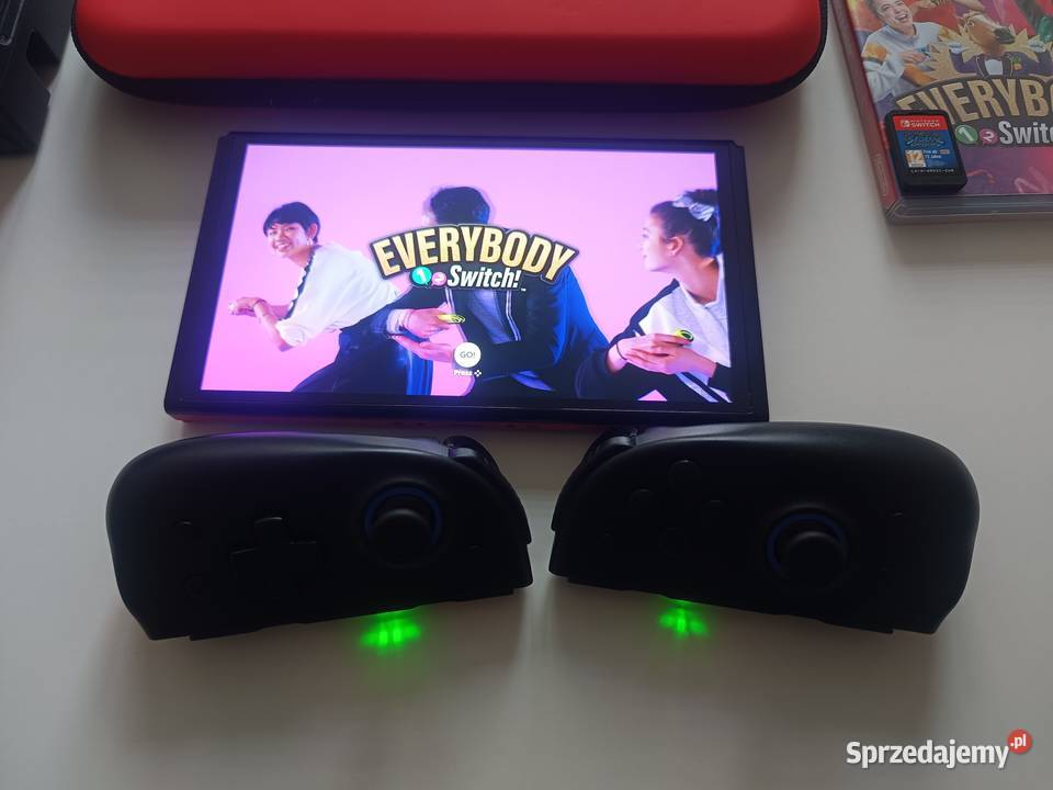 Nintendo Switch Oled Mario Red Edition 2 gry Warszawa