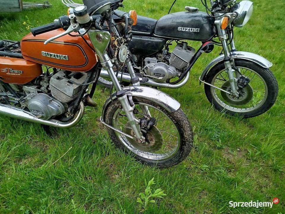Suzuki GT250 z 1977 roku dokumenty Yamaha Suzuki manualna sprzedam