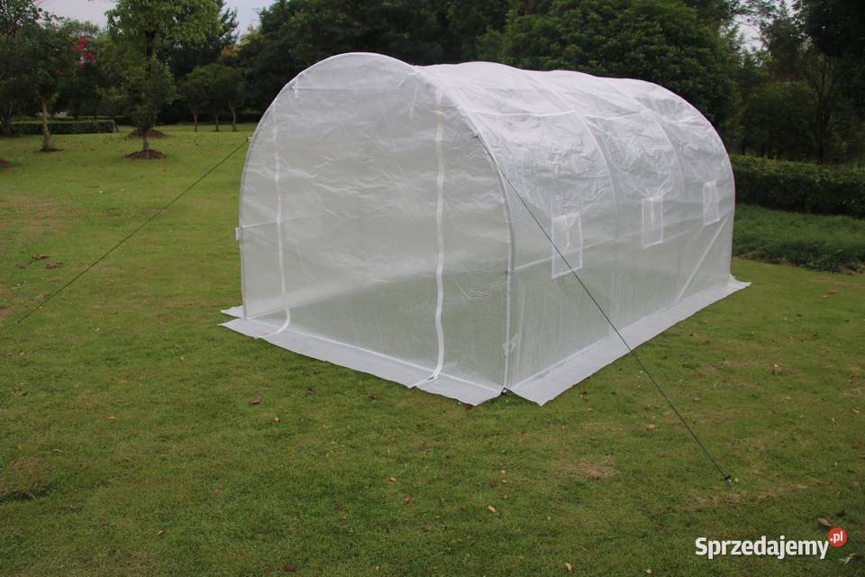 Tunel ogrodowy foliowy szklarnia folia 4x25x2m Ogród