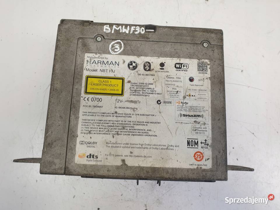 BMW F30 F31 MODUŁ NAWIGACJI sterownik navi Nawigacje fabryczne Rudka