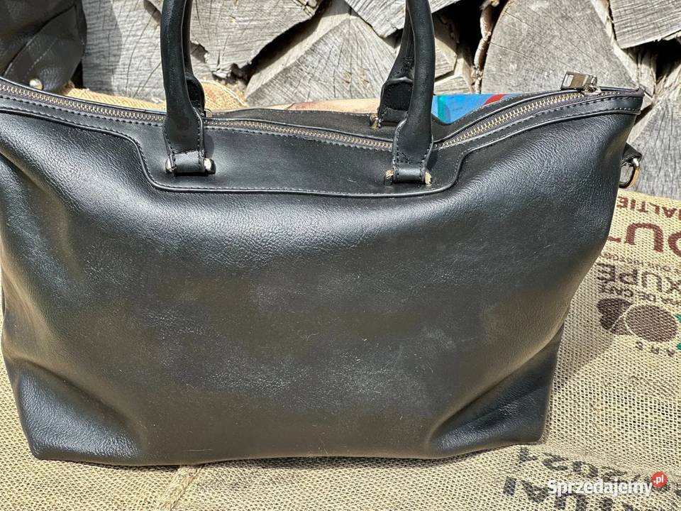 Torebka do ręki stan idealny 100 skóra naturalna 14cm Warszawa
