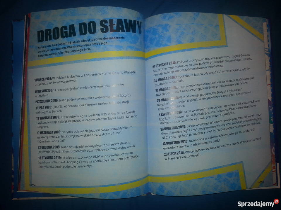 Książka Justin Bieber poznaj gwiazdę