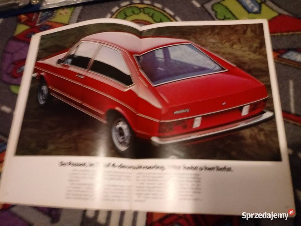 VW Passat prospekt reklamowy 1973 Pozostałe Rzeszów