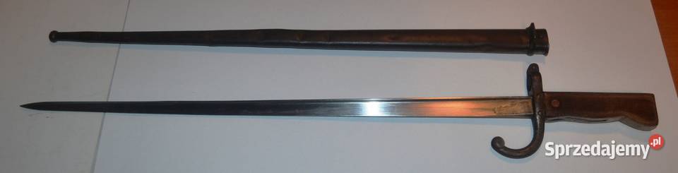 Bagnet Francuski Gras wzór 1874 Antyki, Sztuka, Kolekcje Dwikozy