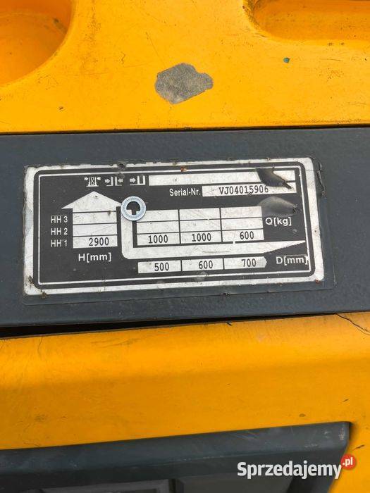 Wózek elektryczny JUNGHEINRICH EJC 10 Ładowarka Multiszlifierki