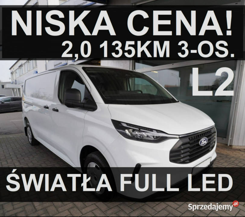 Ford Transit Custom L2 136 Full Led Zabudowa Rok produkcji 2025 zachodniopomorskie Szczecinek