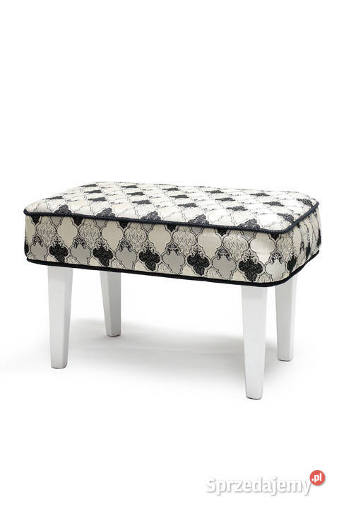 Podnóżek Pod Nogi Stołek Tapicerowany z Miękkim