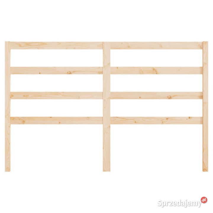 Wezgłowie łóżka 141x4x100 lite drewno sosnowe Warszawa