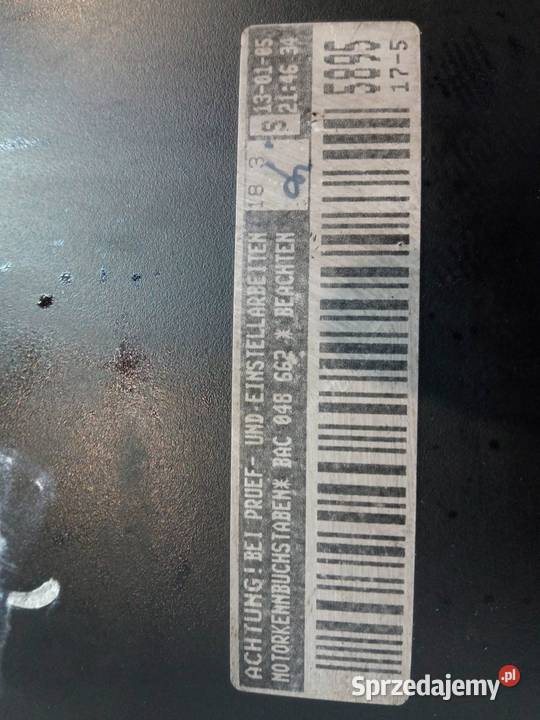 SILNIK KOMPLETNY DIESEL BAC 25 TDI VW Volkswagen osobowe sprzedam