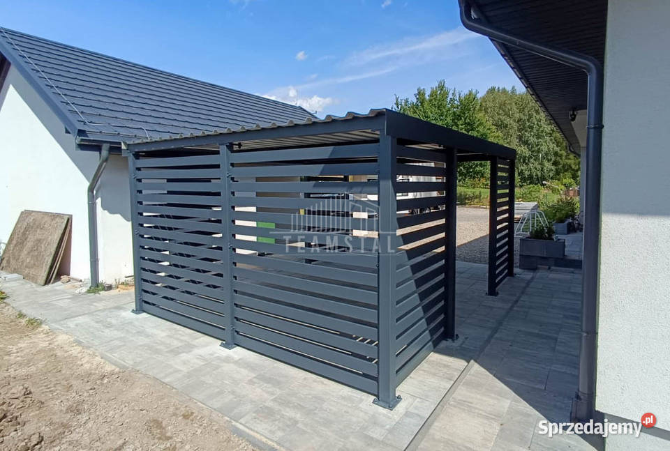 CarPort PREMIUM wiata samochodowa 4x6 dodatkowa