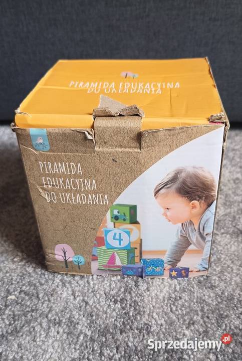 Edukacyjna piramida cyferkowa 12msc 12m+ sprzedam