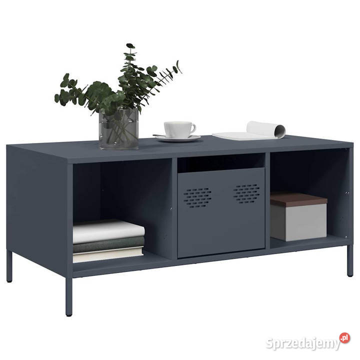 Stolik kawowy antracyt 1015x50x435 stal WM851276 Stoły mazowieckie Warszawa