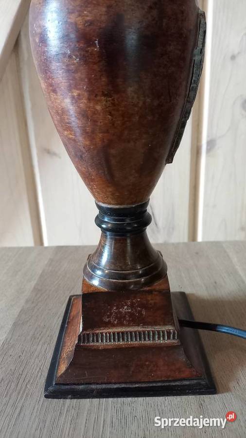 Lampka metalowa ciężka Stołowa Gabinetowa Nocna sprzedam
