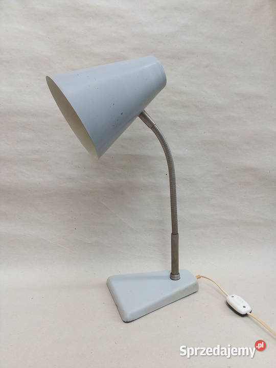 lampa biurkowa Zaos typ St1 vintage PRL śląskie Częstochowa