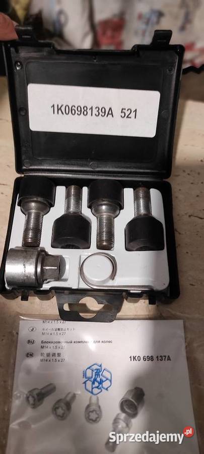 Zestaw śrub zabezpieczających 1K0 698 139 A VW Łowicz