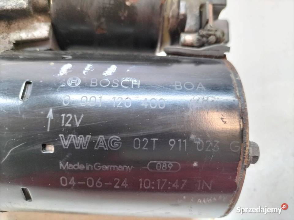 ROZRUSZNIK 02T911023G 0001120400 12 VW