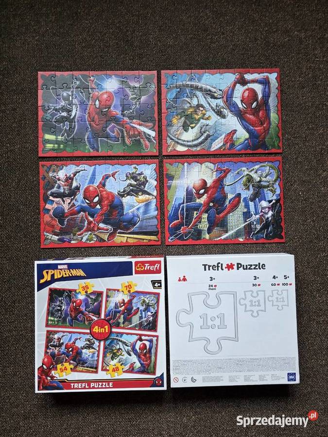 Marvel SpiderMan puzzle 4in1 Trefl Kraków